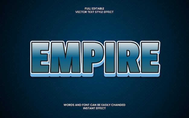 Empire-Texteffekt