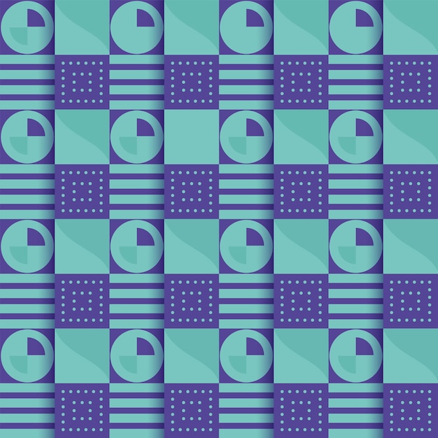 Endloser abstrakter geometrischer quadratischer Musterhintergrund in der schwarzen und grauen Farbe.