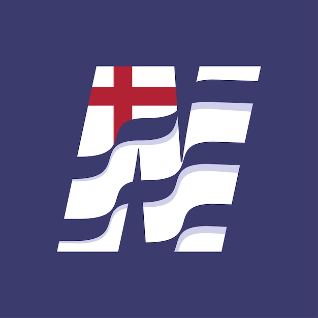 England-alphabet-flagge n