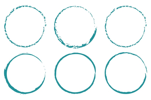 Enso Zen-Schlagkreis japanisches Pinsel-Symbol Vektor-Illustration