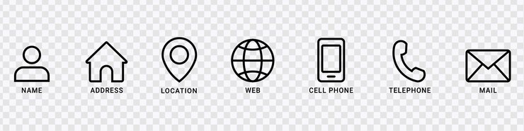 Vektor entdecken sie unsere vielseitige visitenkarte web icon set vektorgrafiken für nahtlose integration entworfen
