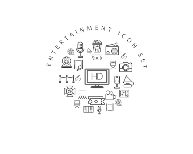 Entertainment-Icon-Set-Design