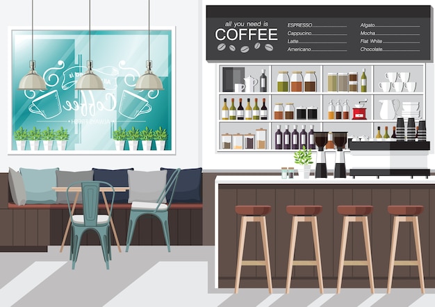 Entwerfen Sie Ihren Coffee Shop