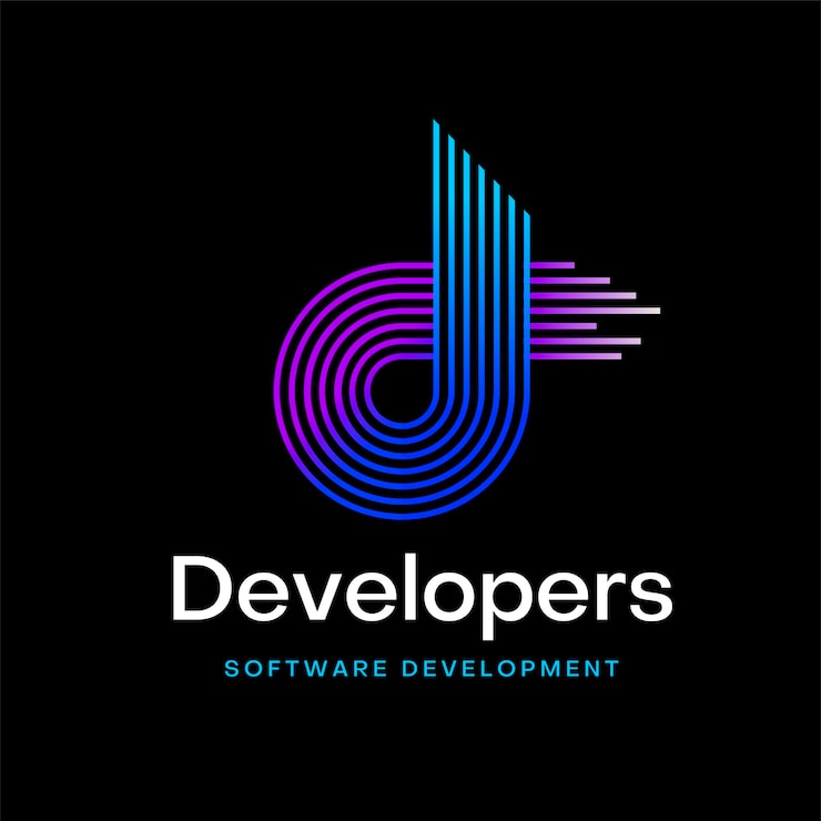 Vektor entwickler-logo software-logo