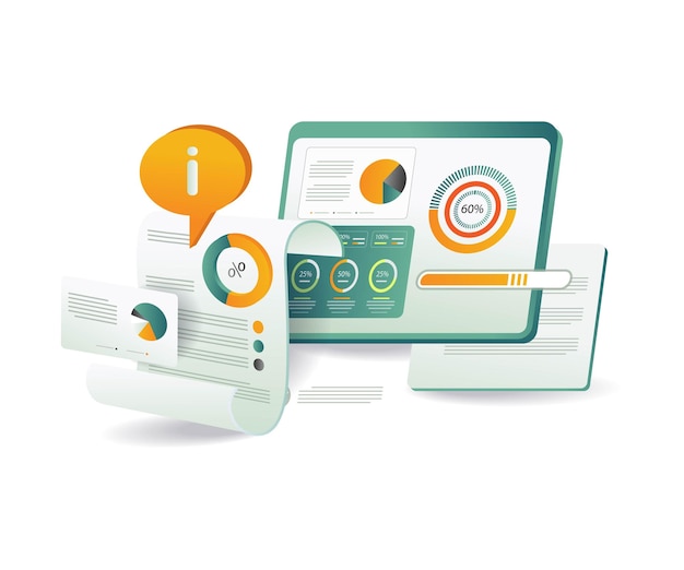 Entwicklung der Datenanalyse des Informationsdashboards