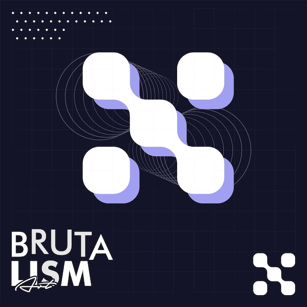 Entwurf Abstraktes geometrisches Formsymbol