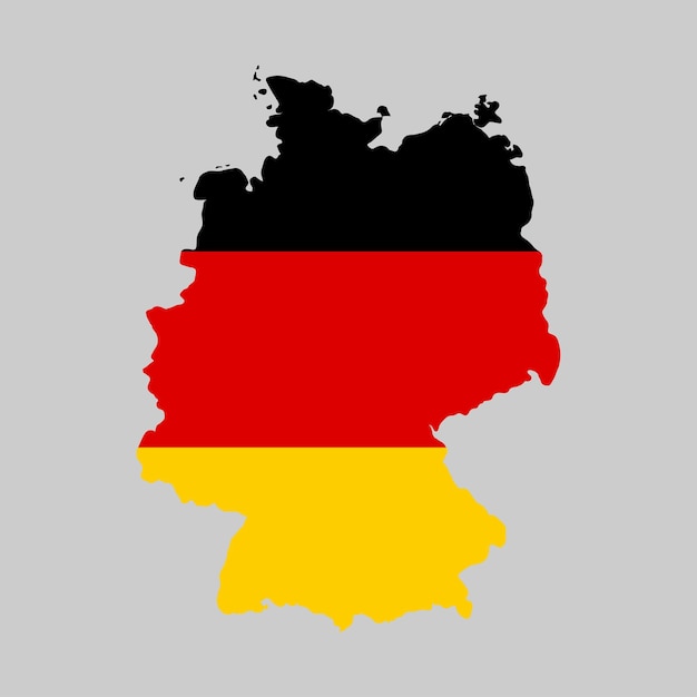 Entwurf der deutschen Flaggenregion
