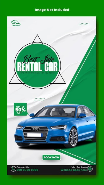 Entwurf der Vorlage für die Autovermietung