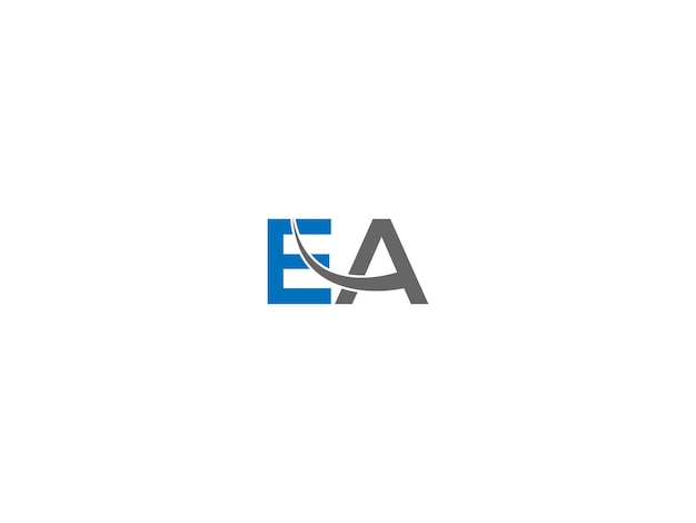 Vektor entwurf des ea-logos