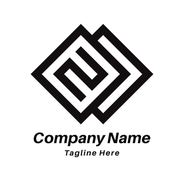 Entwurf des F- und S-Buchstaben-Logos