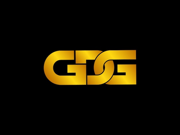 Vektor entwurf des gdg-logos