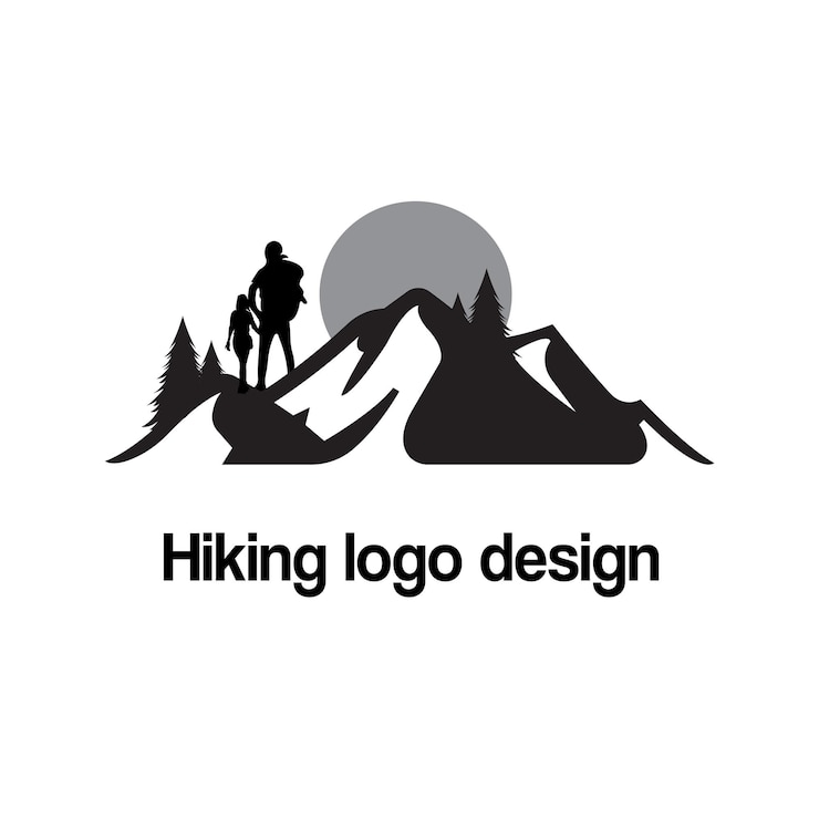 Vektor entwurf des wander-vektor-logos