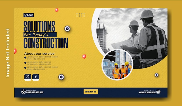 Entwurf einer Web-Banner-Vorlage für Ihre Agentur