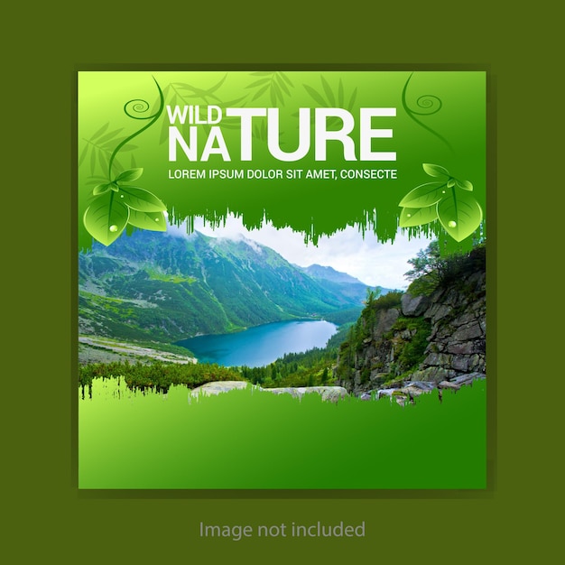 Entwurf von Wildgrünen Pfosten