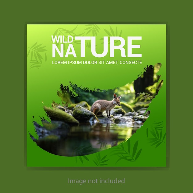 Entwurf von Wildgrünen Pfosten