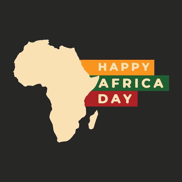 Entwurfsvorlage für afrika-tagesfeiern