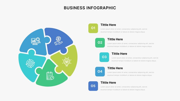 Entwurfsvorlage für Business-Infographiken mit Vektordreieck