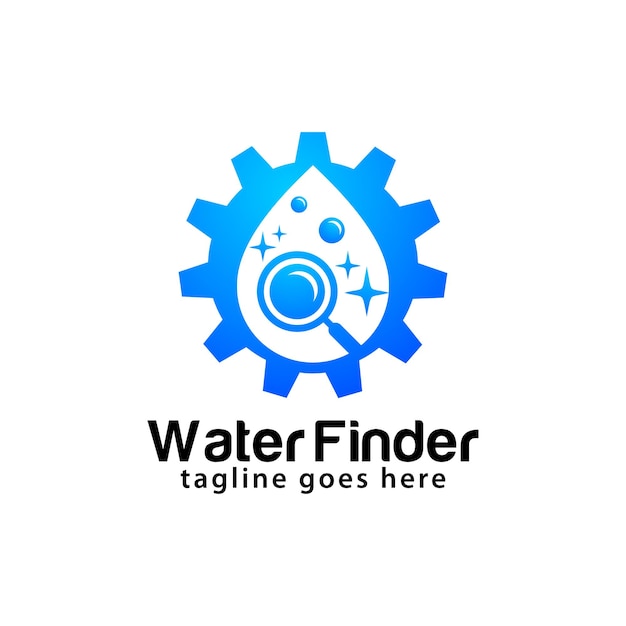 Entwurfsvorlage für das logo der wasserforschung