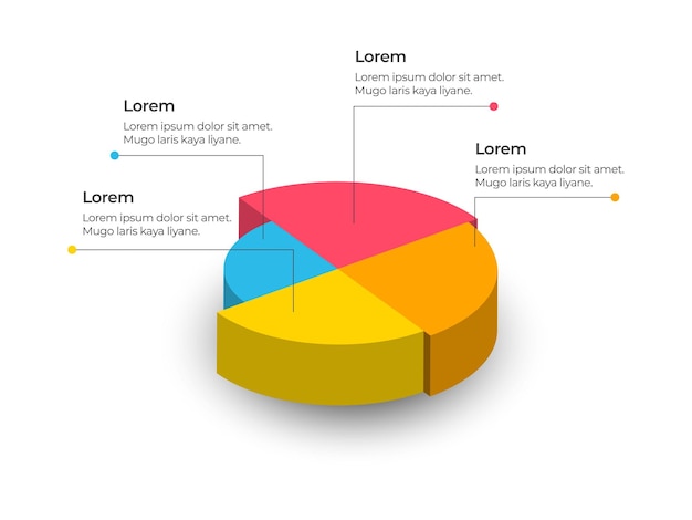 Entwurfsvorlage für prozentdiagramm-präsentationen