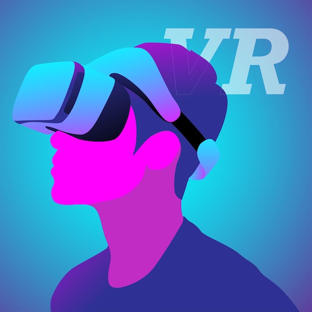 Erfahrung mit Advanced Virtual Reality Headset-Technologie