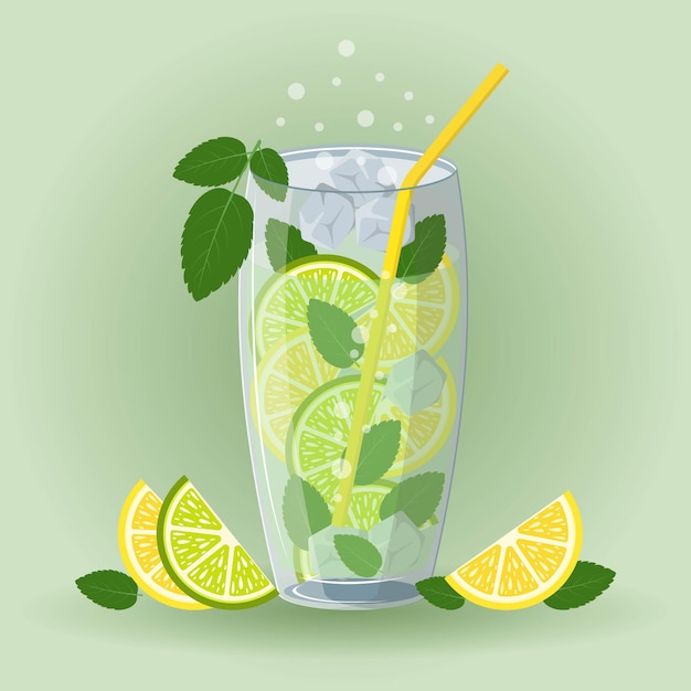 Erfrischendes Getränk Mojito
