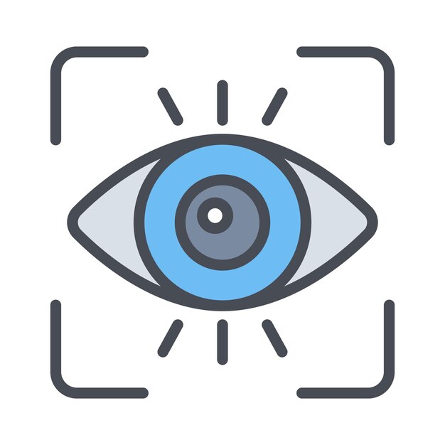 Erkennung für biometrische Identifikationszeichen Vision-Scanning-Technologie für den Sicherheitszugang