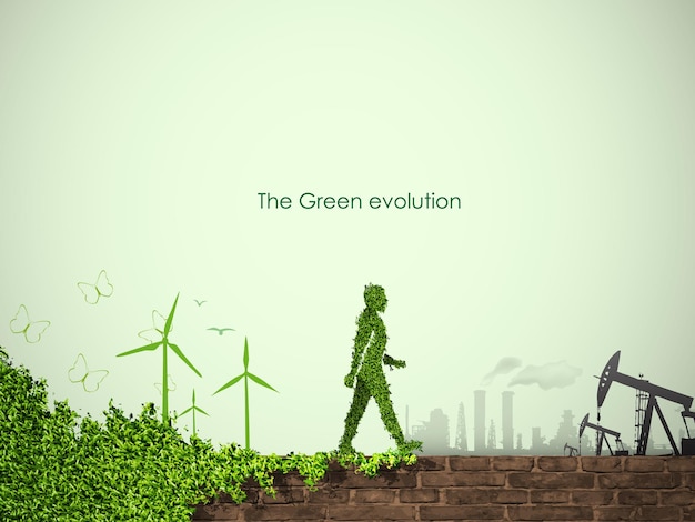 Erneuerbare Energie. Grüne Revolution.
