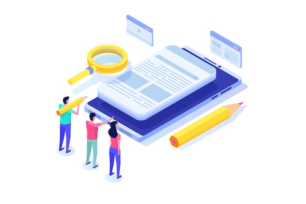 Erscheinungsbild der Website, Webdesign, Webentwicklungskonzept, 3D-Vektorillustrationen