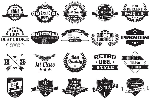 Vektor erstellung eines vintage-logos