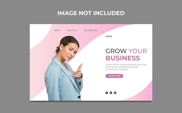 Erweitern Sie Ihre Business-Landing-Page und Ihre Social-Media-Post-Design-Vorlage