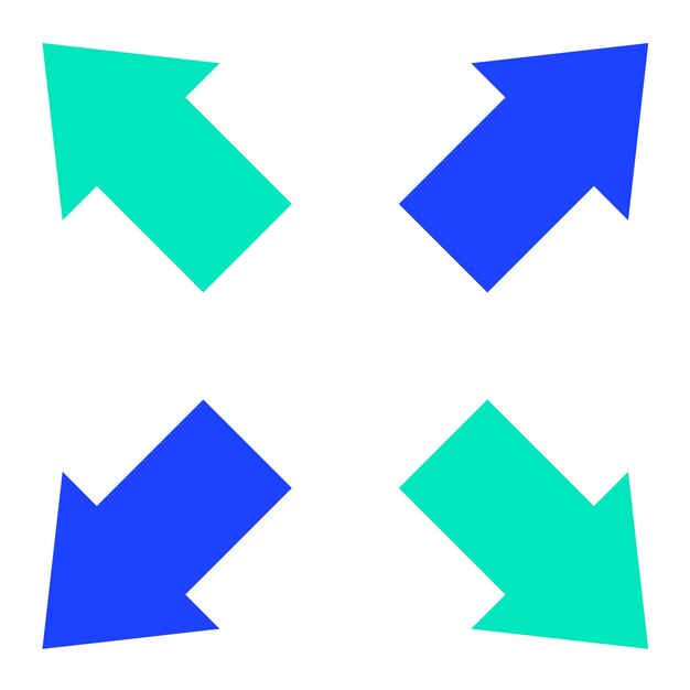 Erweiterung der Vektor-Ikonen-Design-Illustration