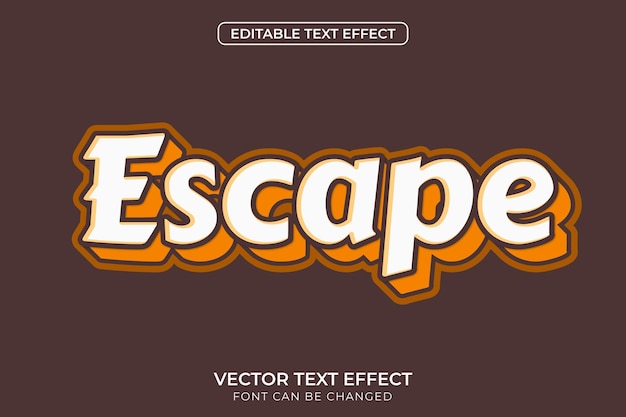 Escape-text-effekt