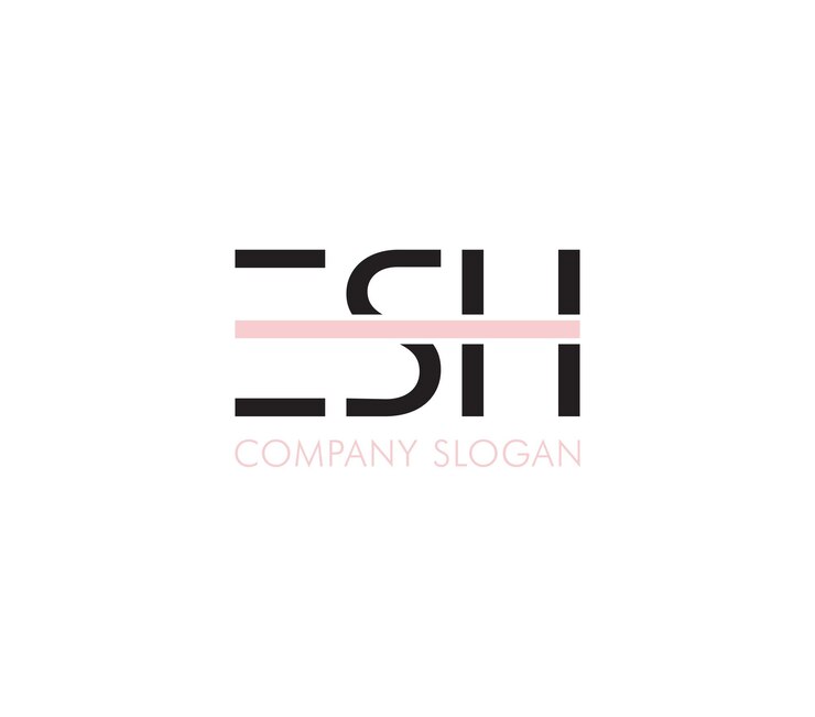 ESH-Buchstabenlogo-Design