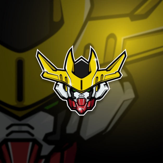 Esports maskottchen logo team barbatos squad