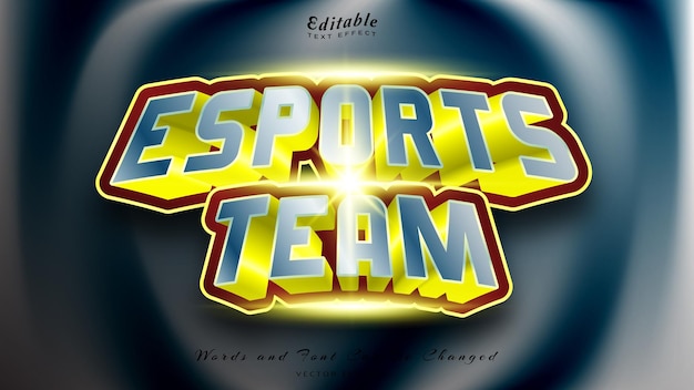 Esports-team-texteffekt