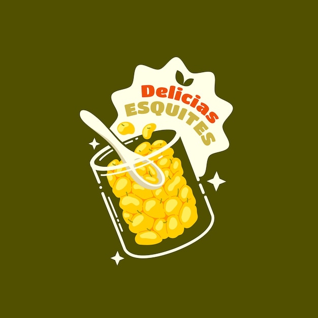 Esquites-logo-design-vorlage