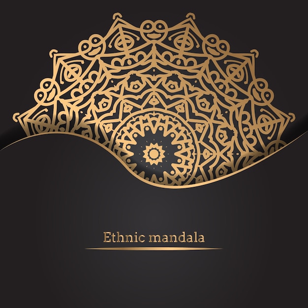 ethnische Mandala-Vektorillustration