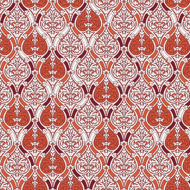 Ethnisches Damask Vektor nahtloses Muster Vintage Paisley Elemente Traditionelle türkische Motive
