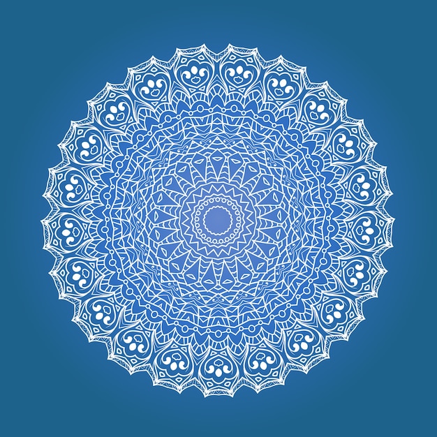 Ethnisches fraktal meditations mandala