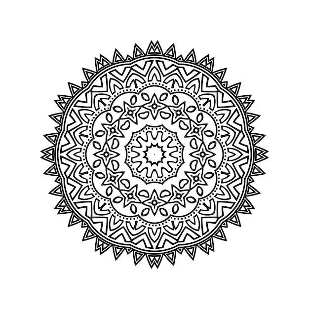 Ethnisches mandala-dekorationsmuster-design