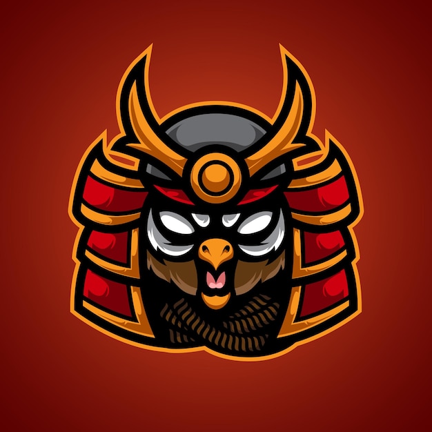 Eule samurai e sport logo