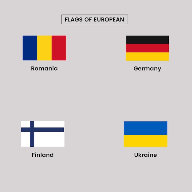 Europäische Flaggen