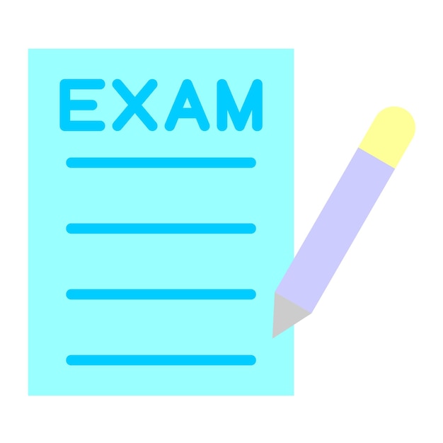 Vektor exam icon-stil