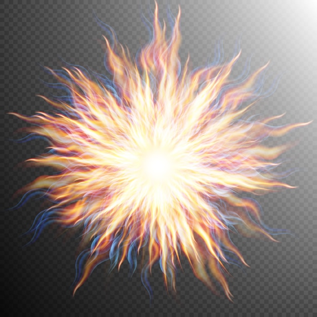 Explosion, Urknall, Feuer platzte.