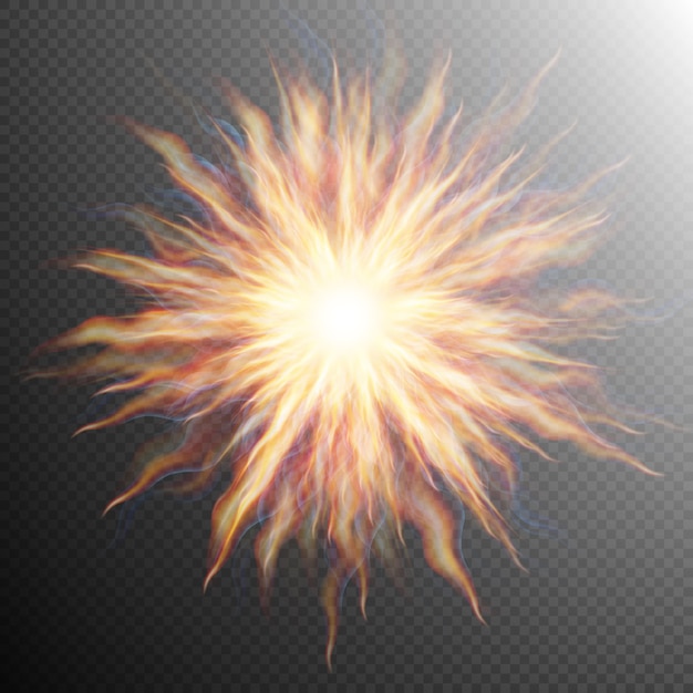 Explosion, Urknall, Feuer platzte.