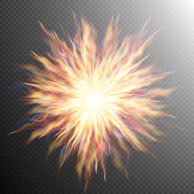Explosion, Urknall, Feuer platzte.