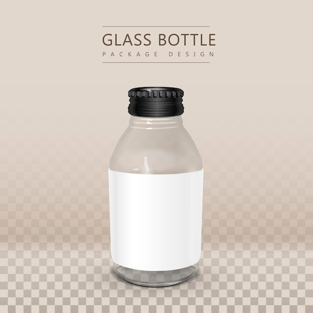 Exquisite glasflasche