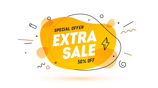 Extra Sale-Sprechblase