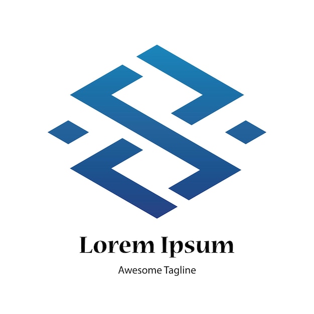 F-Buchstaben-kreative Logo-Design-Vektordatei