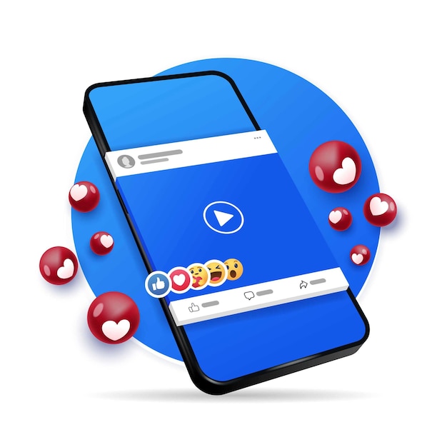Facebook-Beitragsvorlage für Social-Media-Marketing und -Werbung.